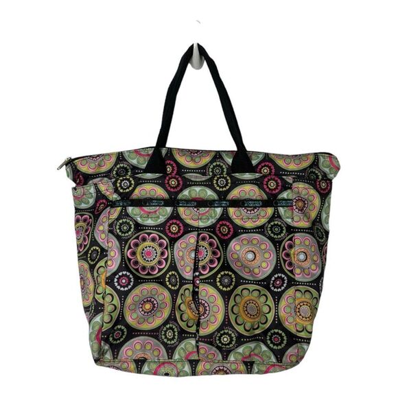 LeSportSac floral zipper shoulder bag - Picture 1 of 5